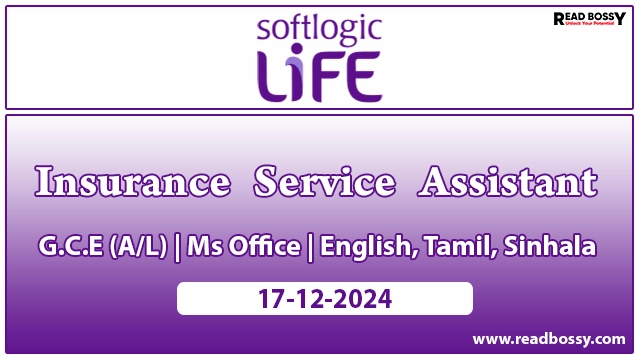 Softlogic Life Insurance Job Vacancies 2024