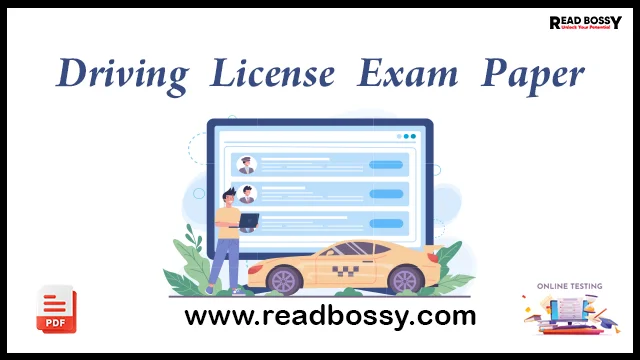 Driving License Exam Paper Online