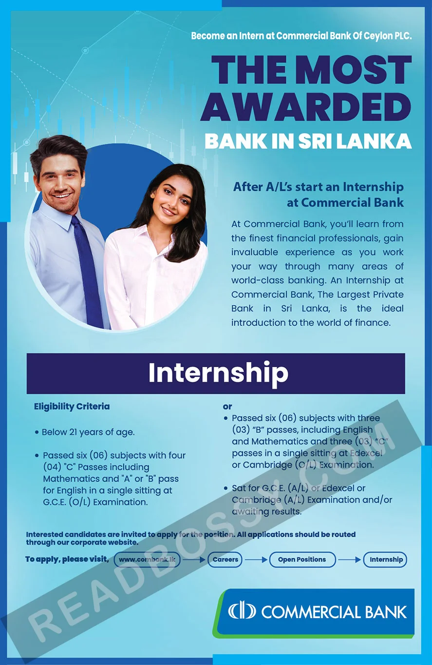 commercial bank careers ads internship